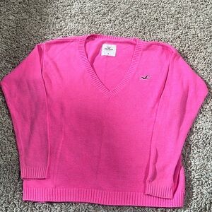 Hollister hit pink sweater